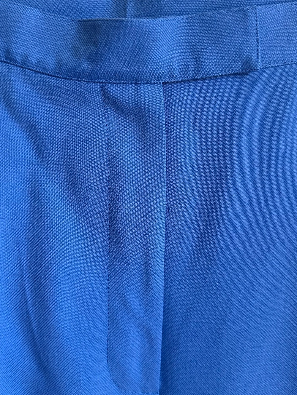 Lauren Ralph Lauren 100% Silk Wide Leg Trousers NWT Blue Dress Pants Women’s 16 - Picture 4 of 11